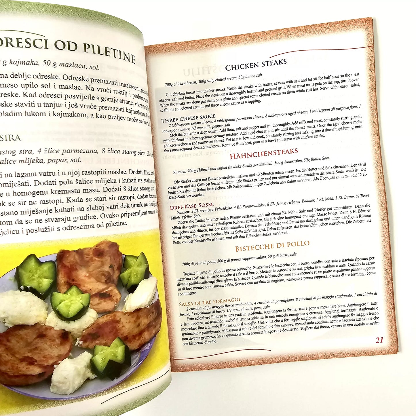 Croatian • English • Italian • German - Domaća Brza Hrana - Home‑Style Fast Food