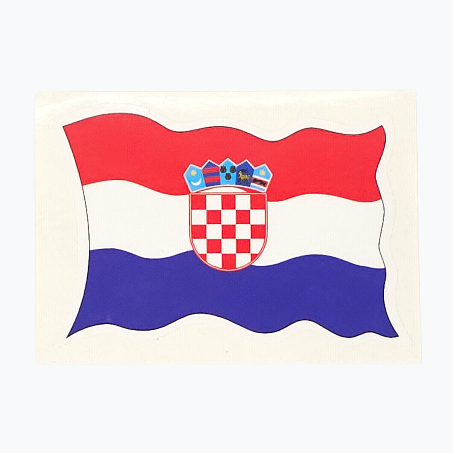 Croatia Flag Wave Sticker