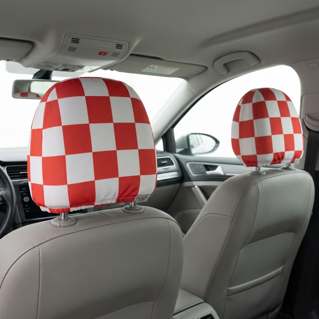 Šahovnica Croatia Car Headrest