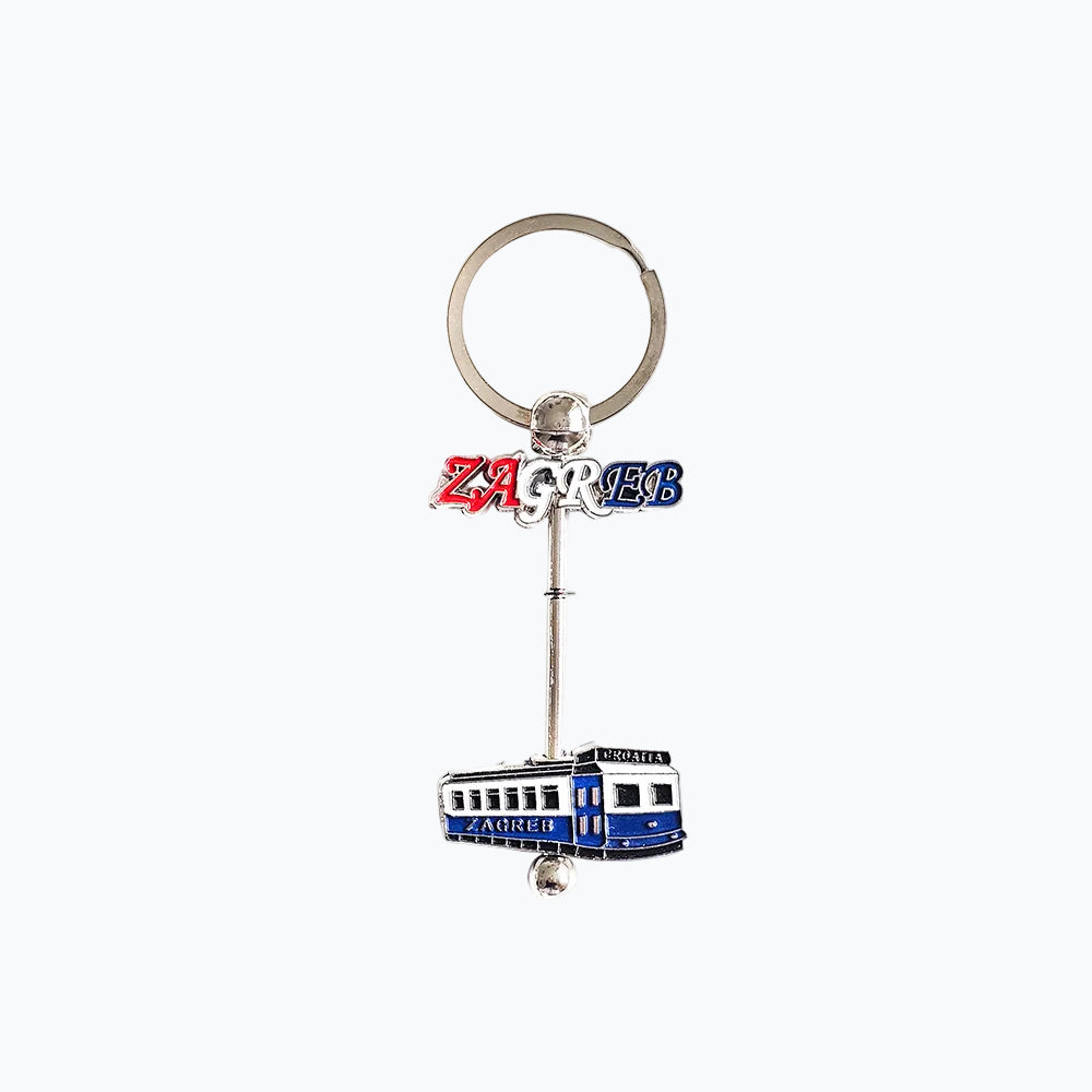 Keyring Spinning Zagreb Tram
