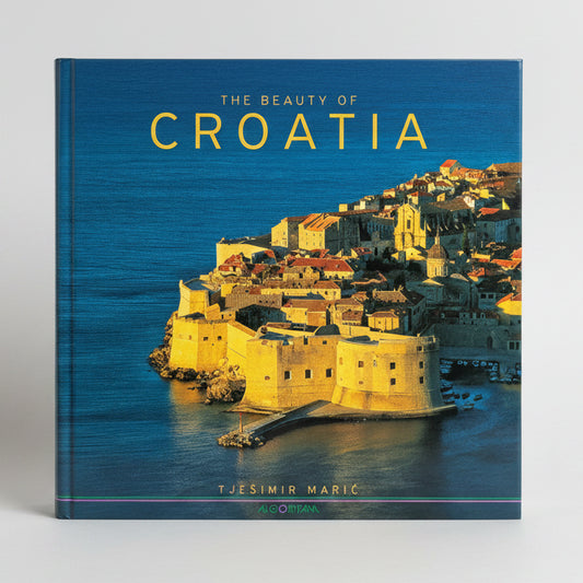 The Beauty of Croatia Book titled 'The Beauty of Croatia' with a coastal cityscape on the cover. shopncro.com