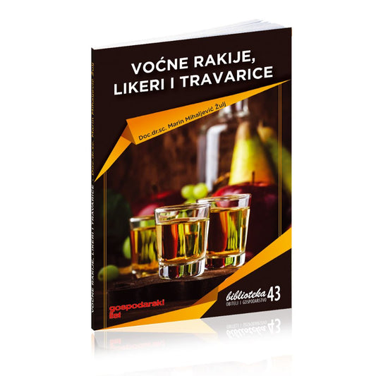 Book cover with glasses of alcohol and text on a white background